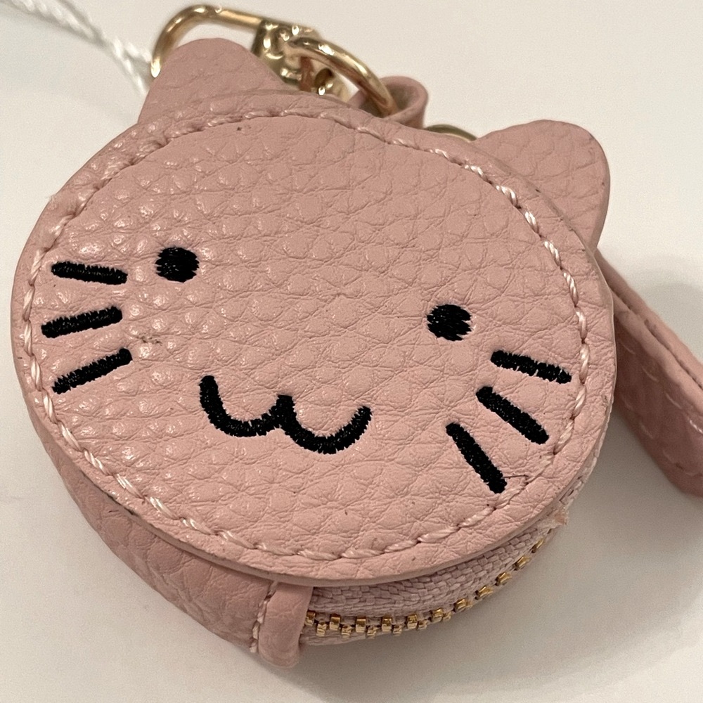 Cutie Pink Cat Bag Charm (Anthropologie Brand) - Picture 3 of 9